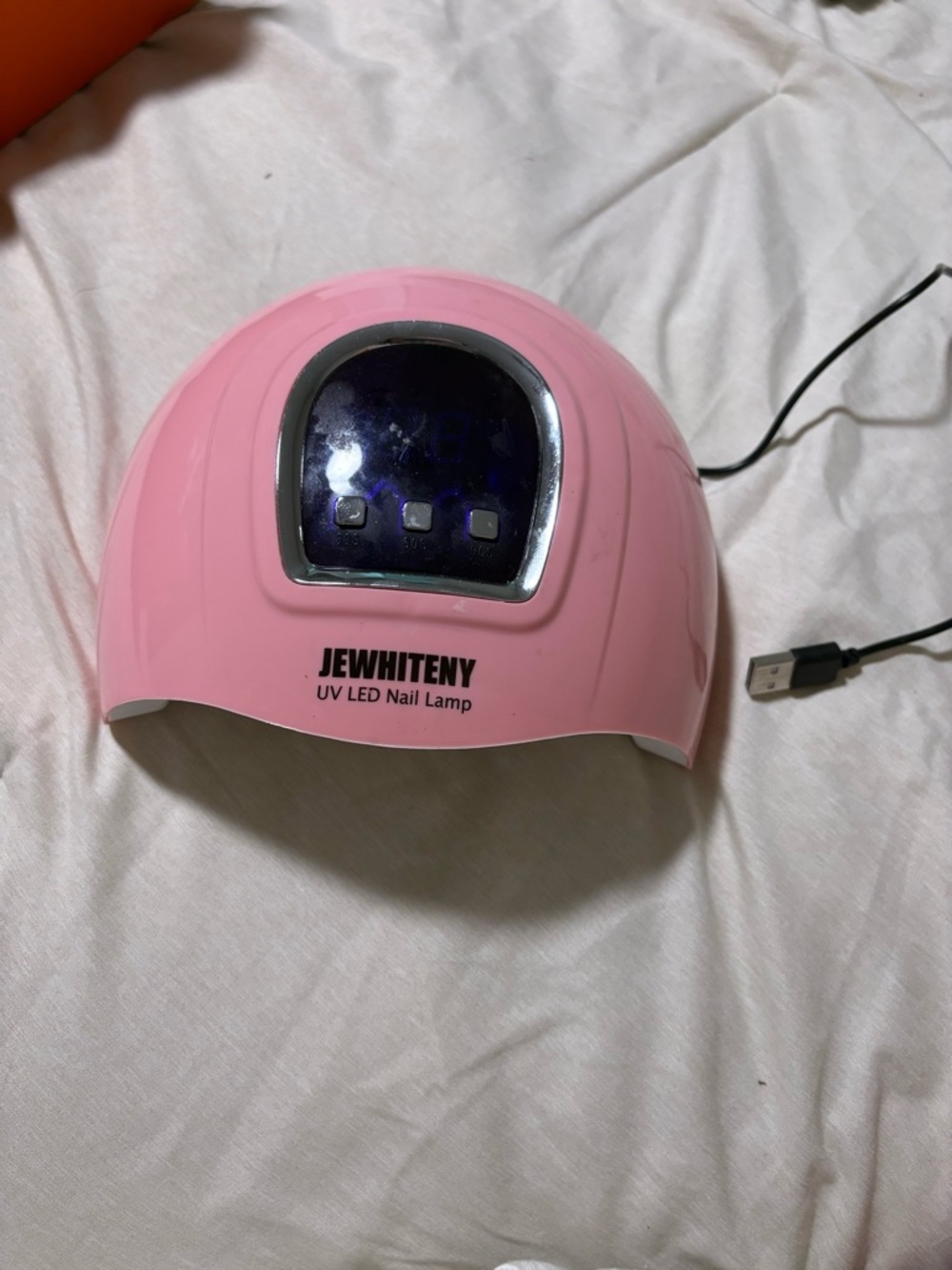 JEWHITENY Pink UV LED Nail Lamp